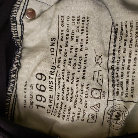 Gap Maternity Jeans -Sz 28/6r Long & Lean - Picture 4 of 6